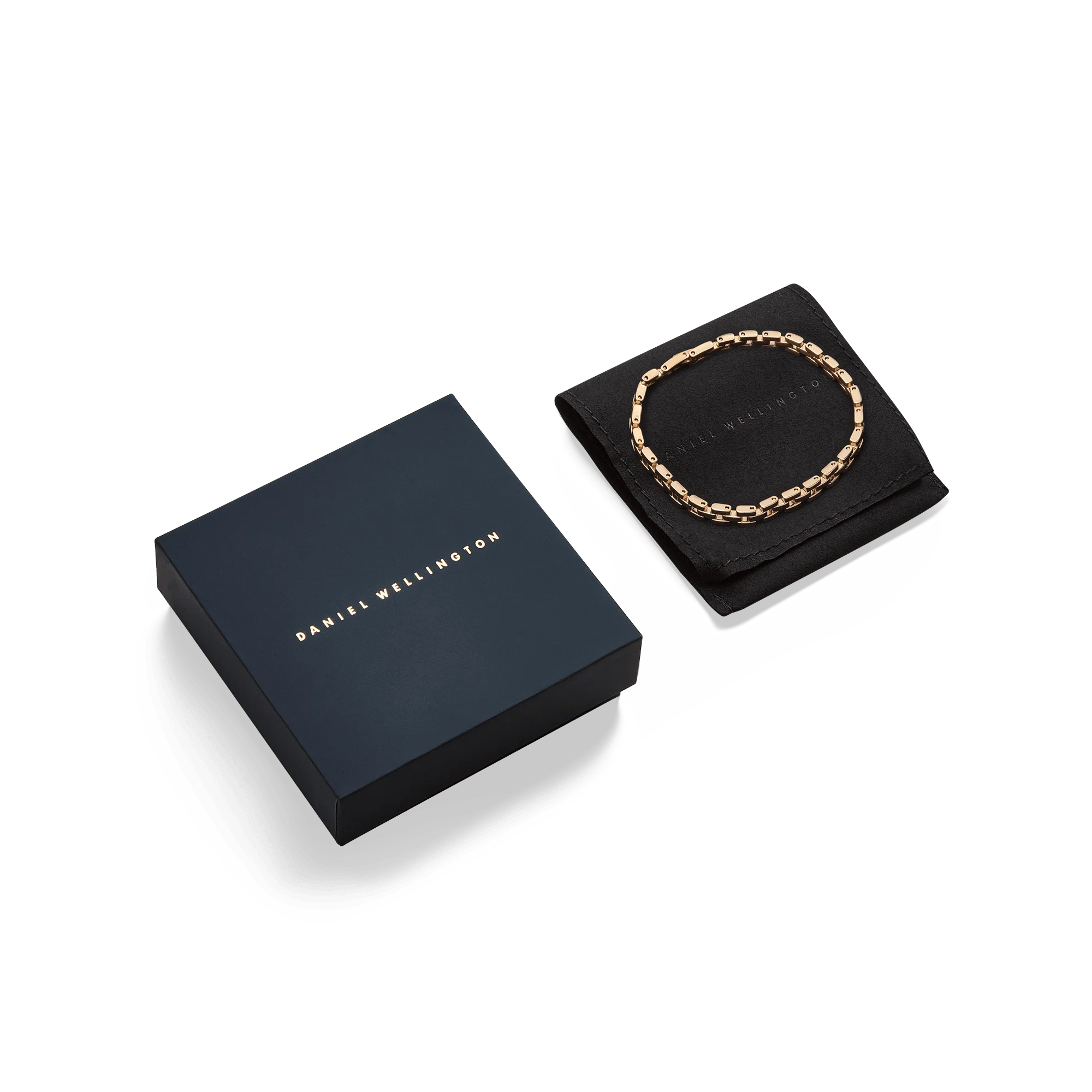 3-Link Bracelet Gold - Image 5