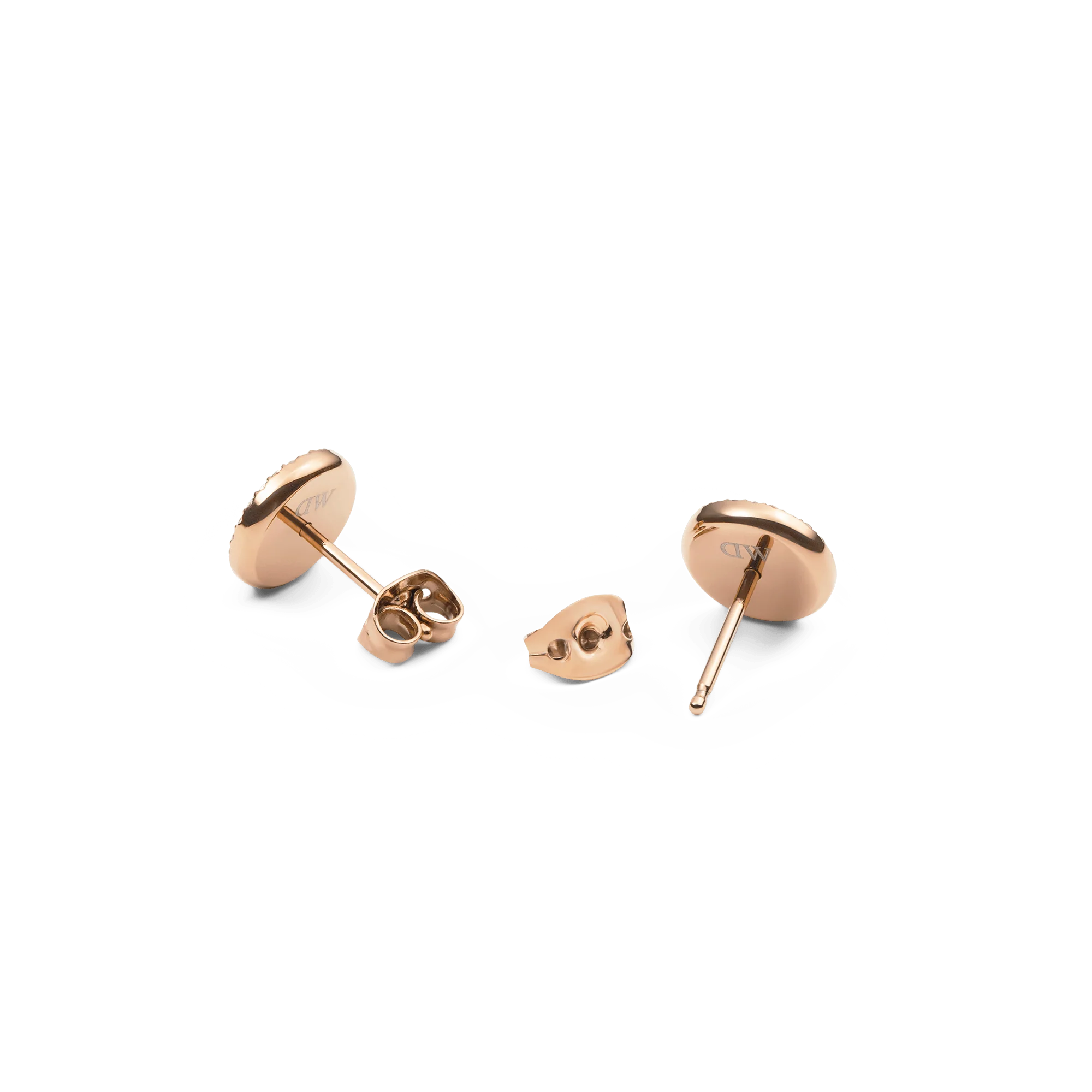 Audrey Earrings Black Agathe Rose Gold - Image 4