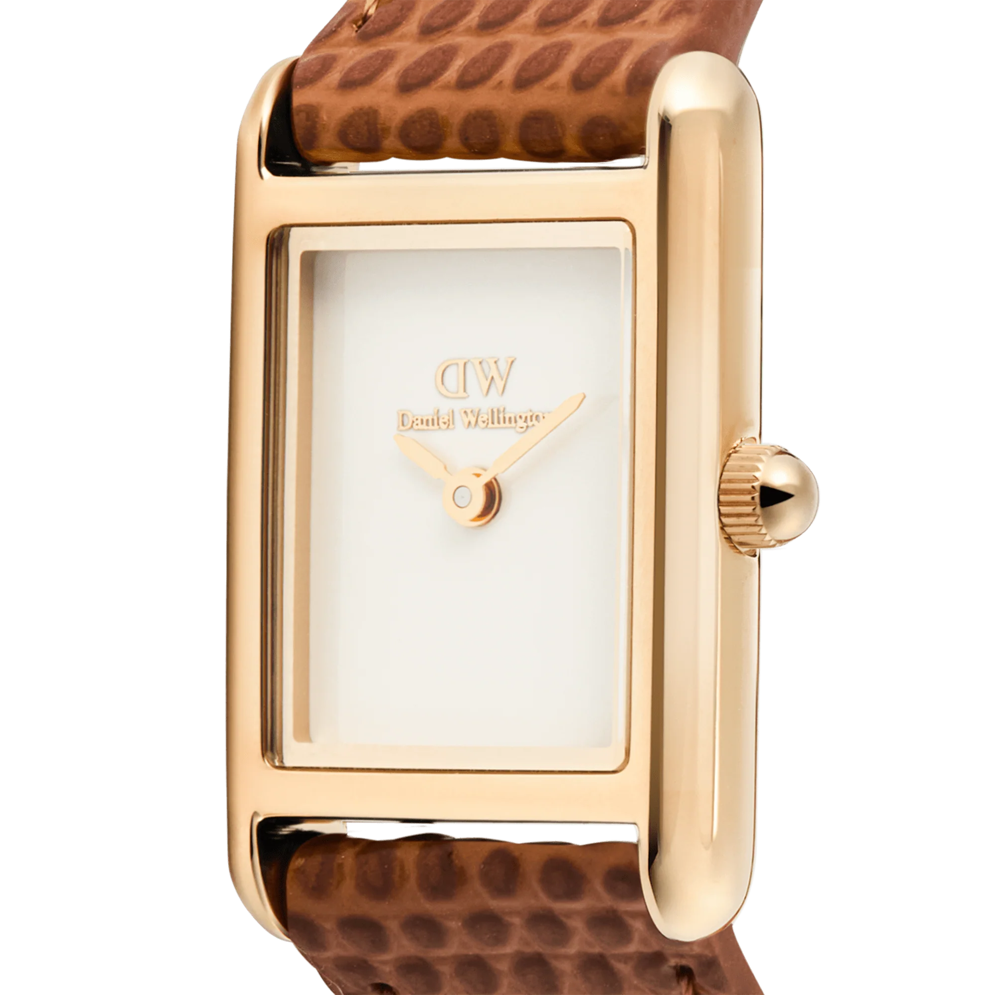 Bound Mini Light Brown Lizard Rose Gold - Image 3