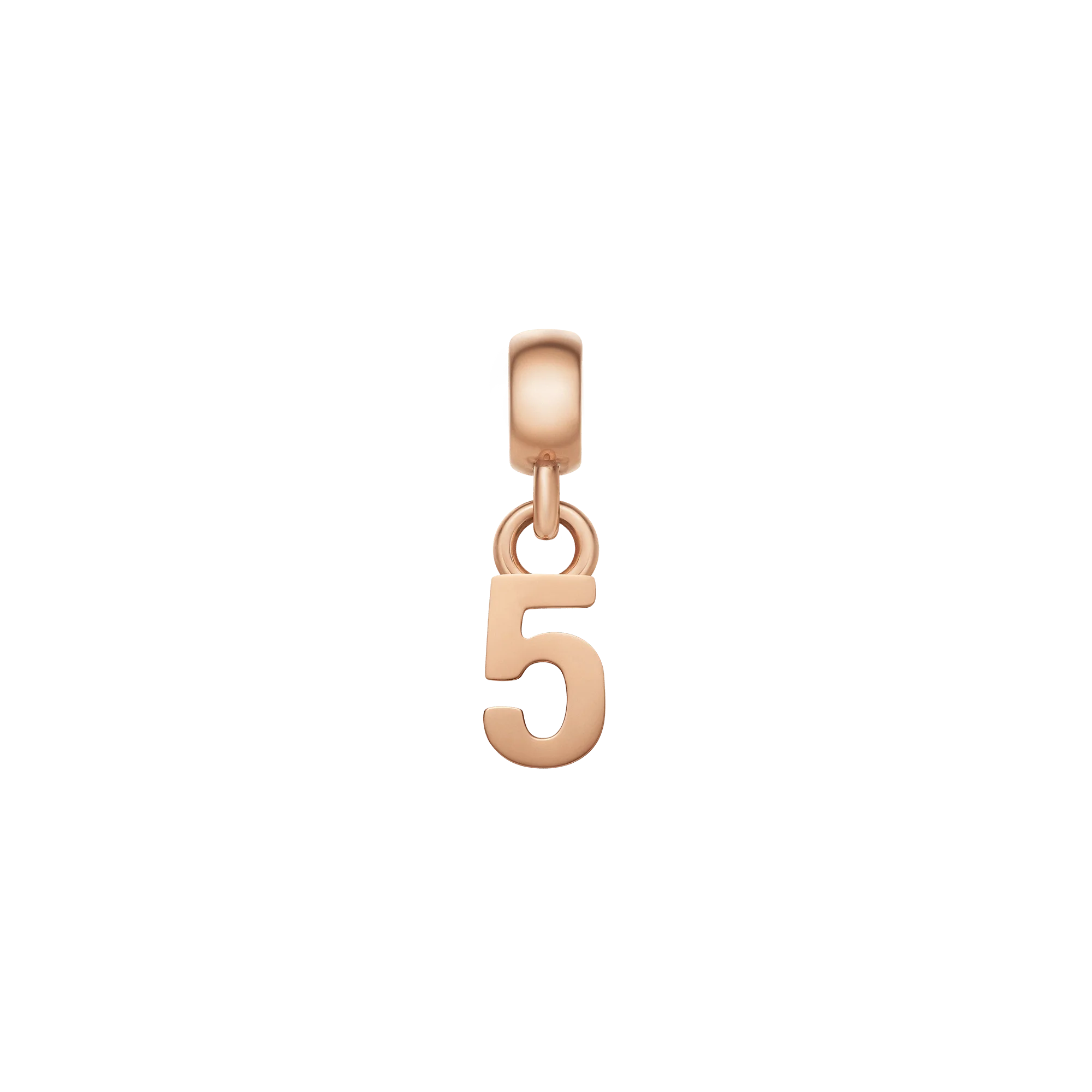 Number Charm Rose Gold - Image 2