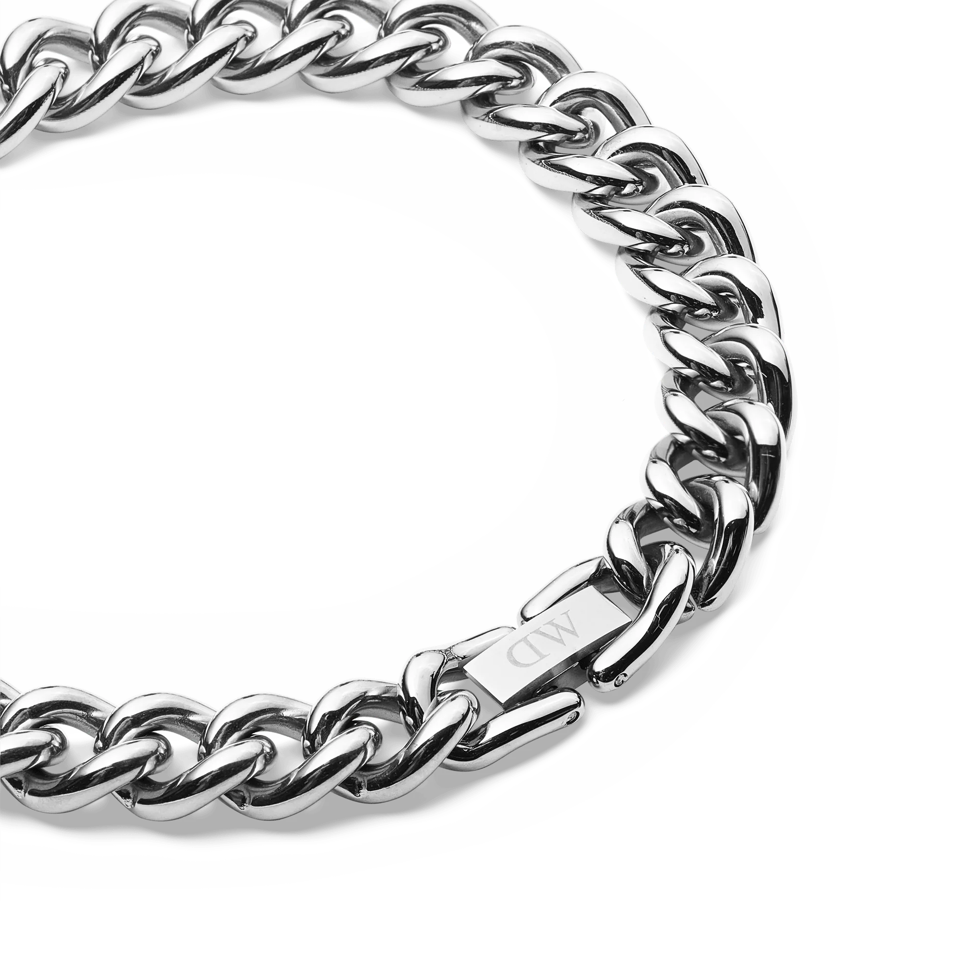 Chunky Chain Bracelet Silver - Image 3