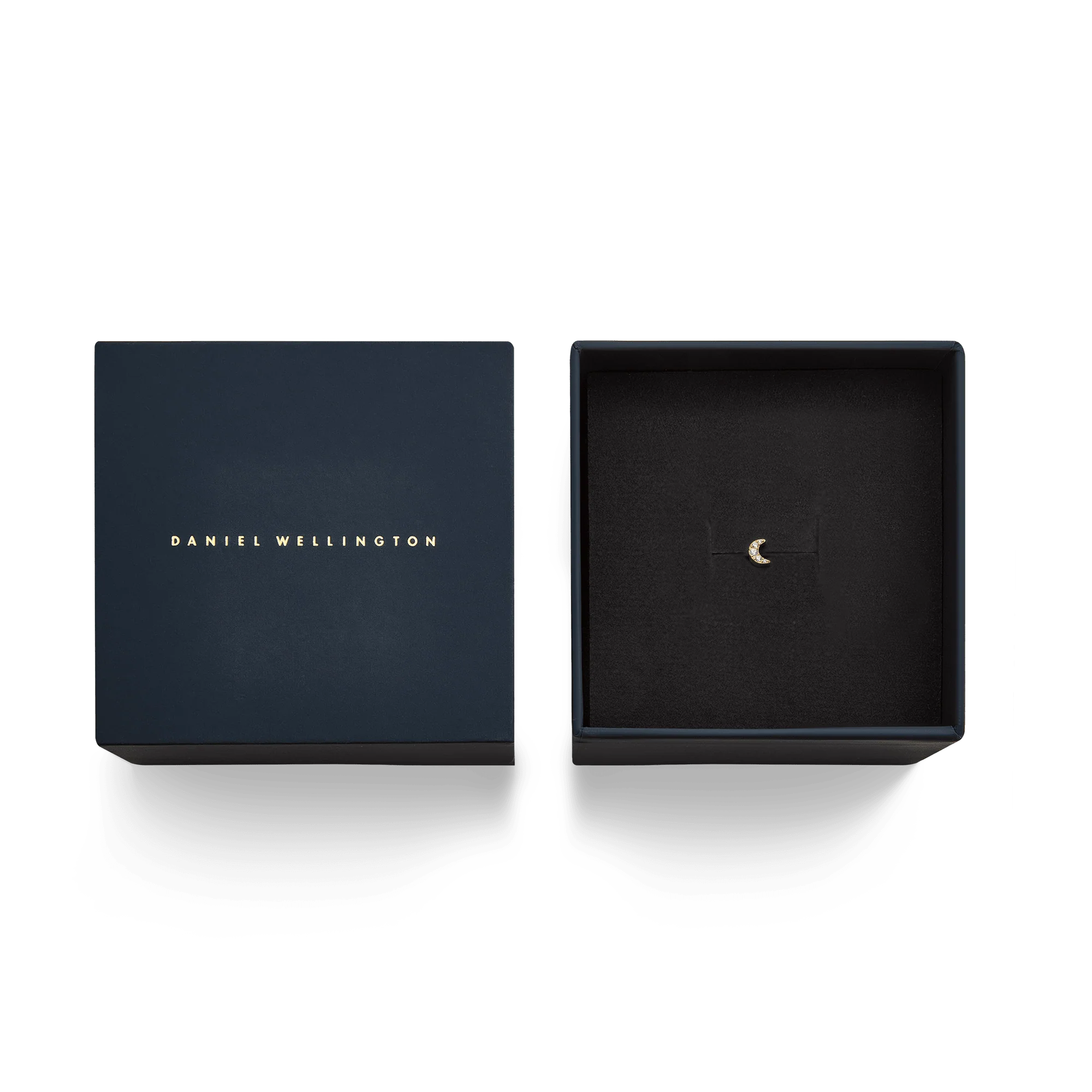 Crystal Moon Stud Gold - Image 5