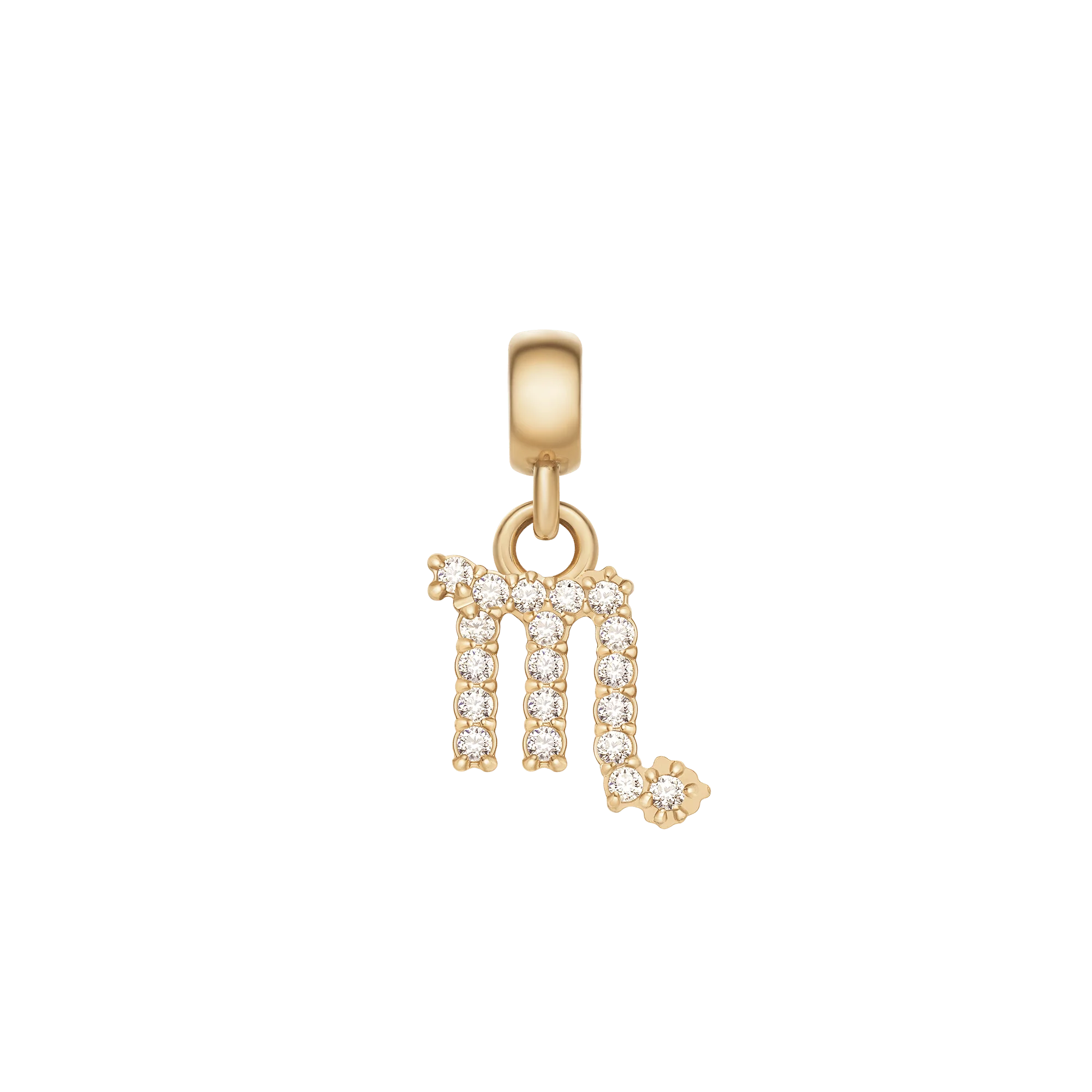 Crystal Zodiac Charm Gold - Image 4