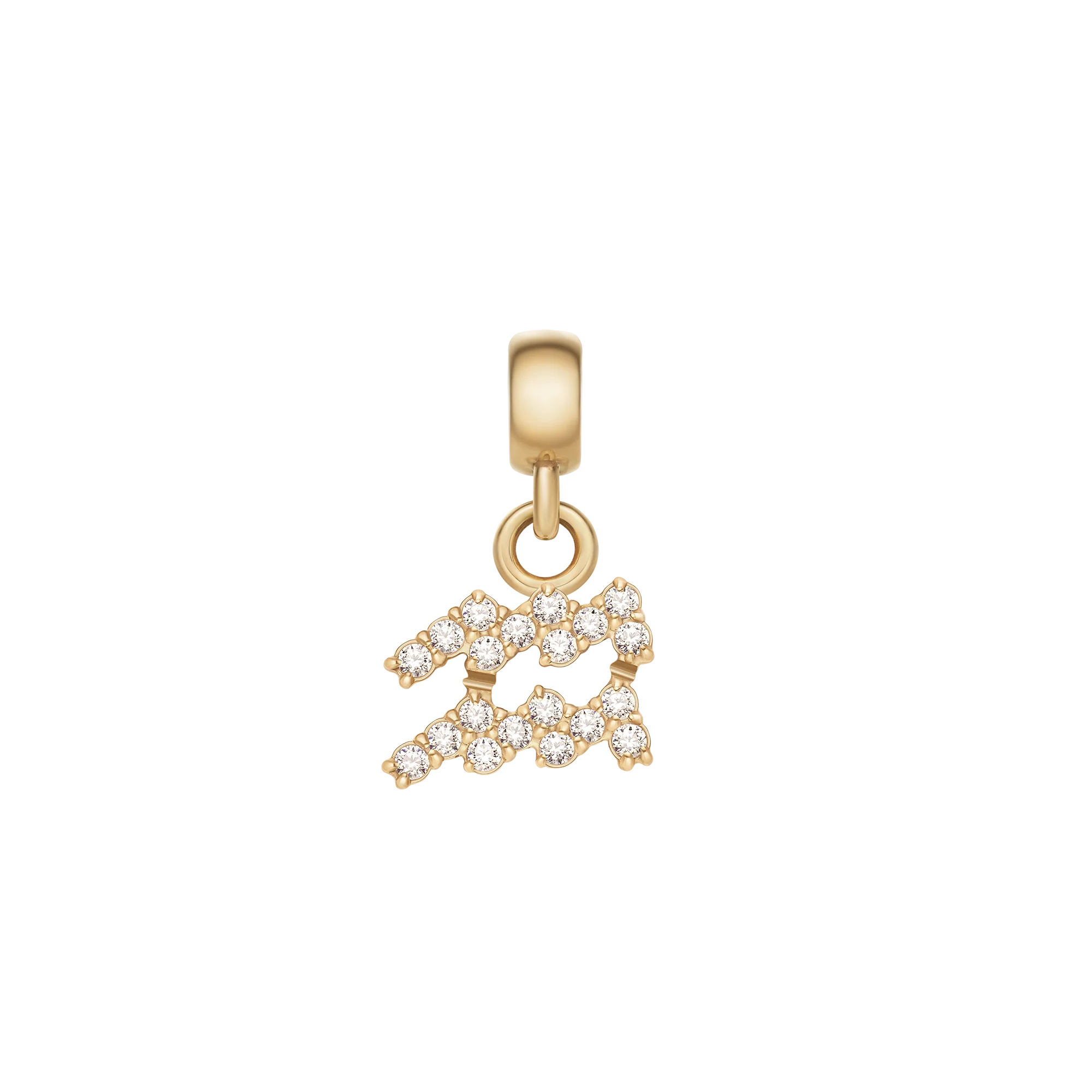 Crystal Zodiac Charm Gold - Image 8