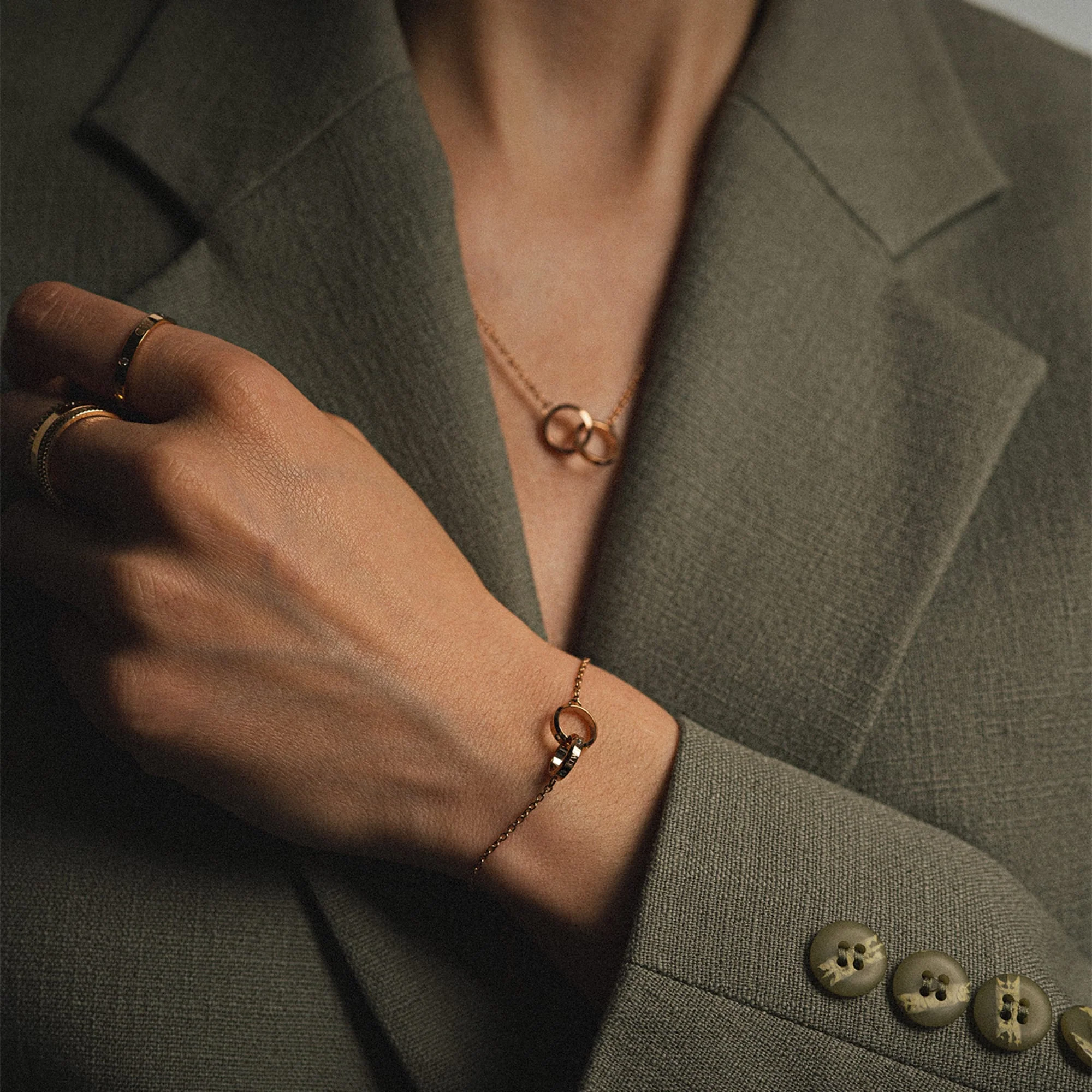 Elan Unity Bracelet Rose Gold - Image 3
