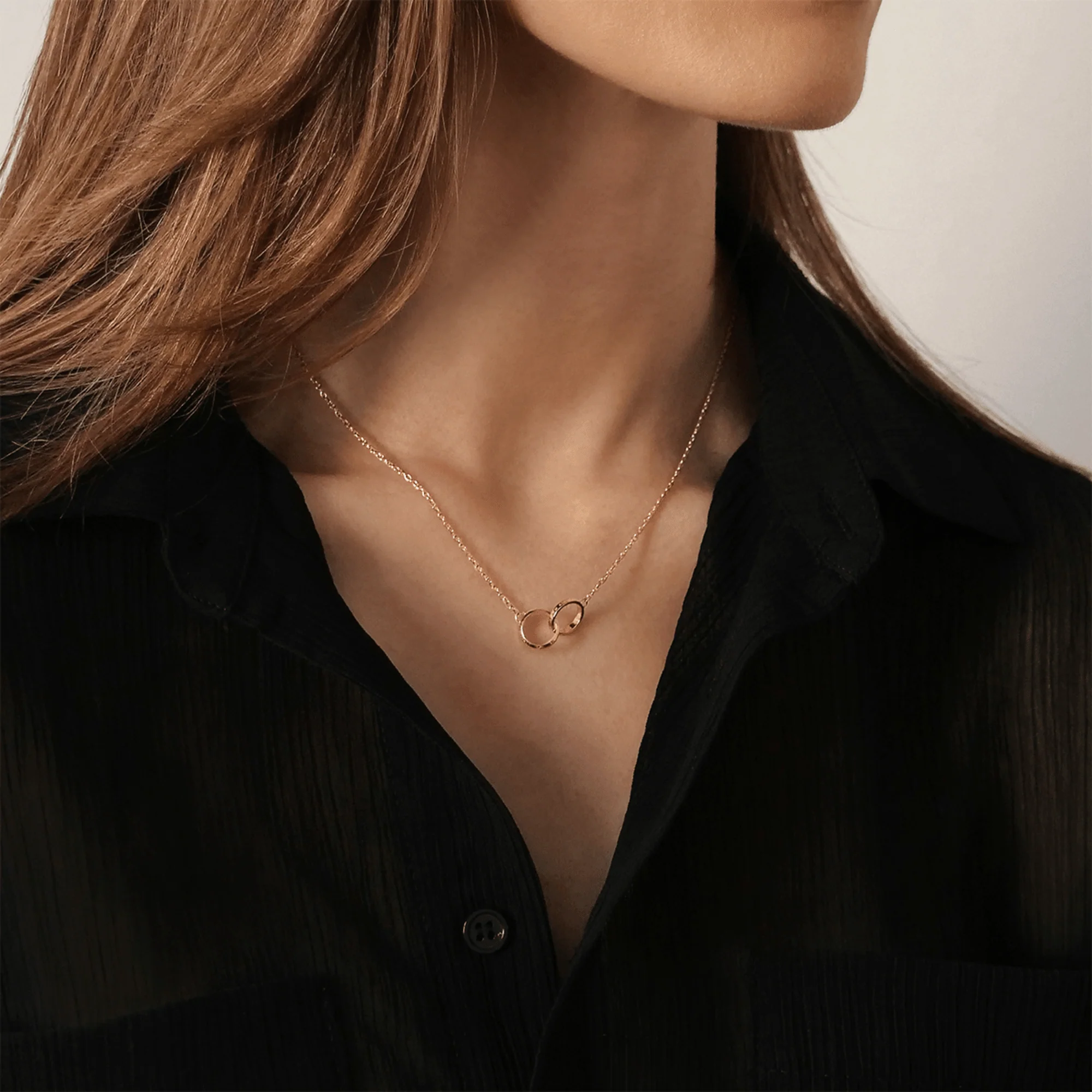 Elan Unity Necklace Rose Gold - Image 3