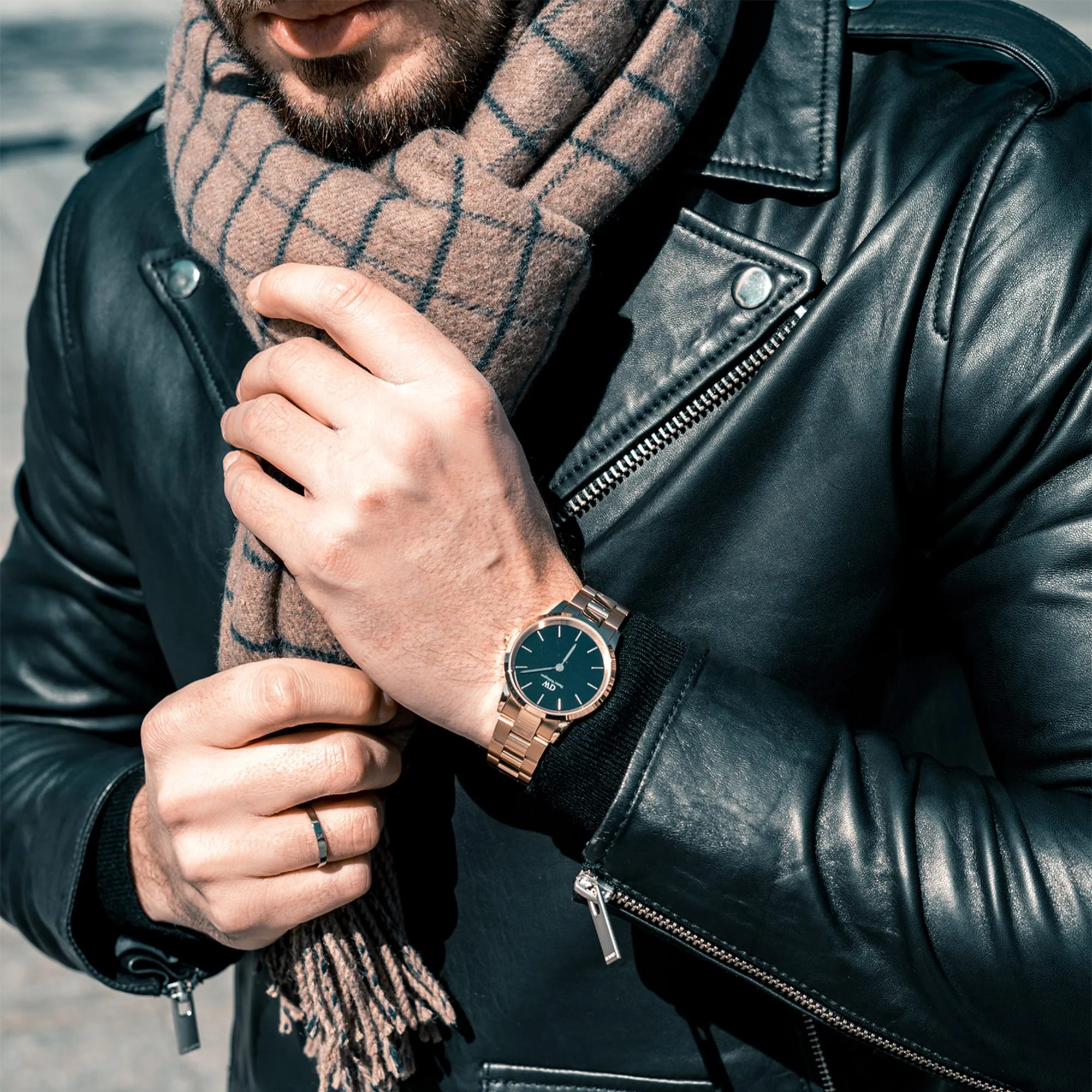 Iconic Link Black Rose Gold - Image 2